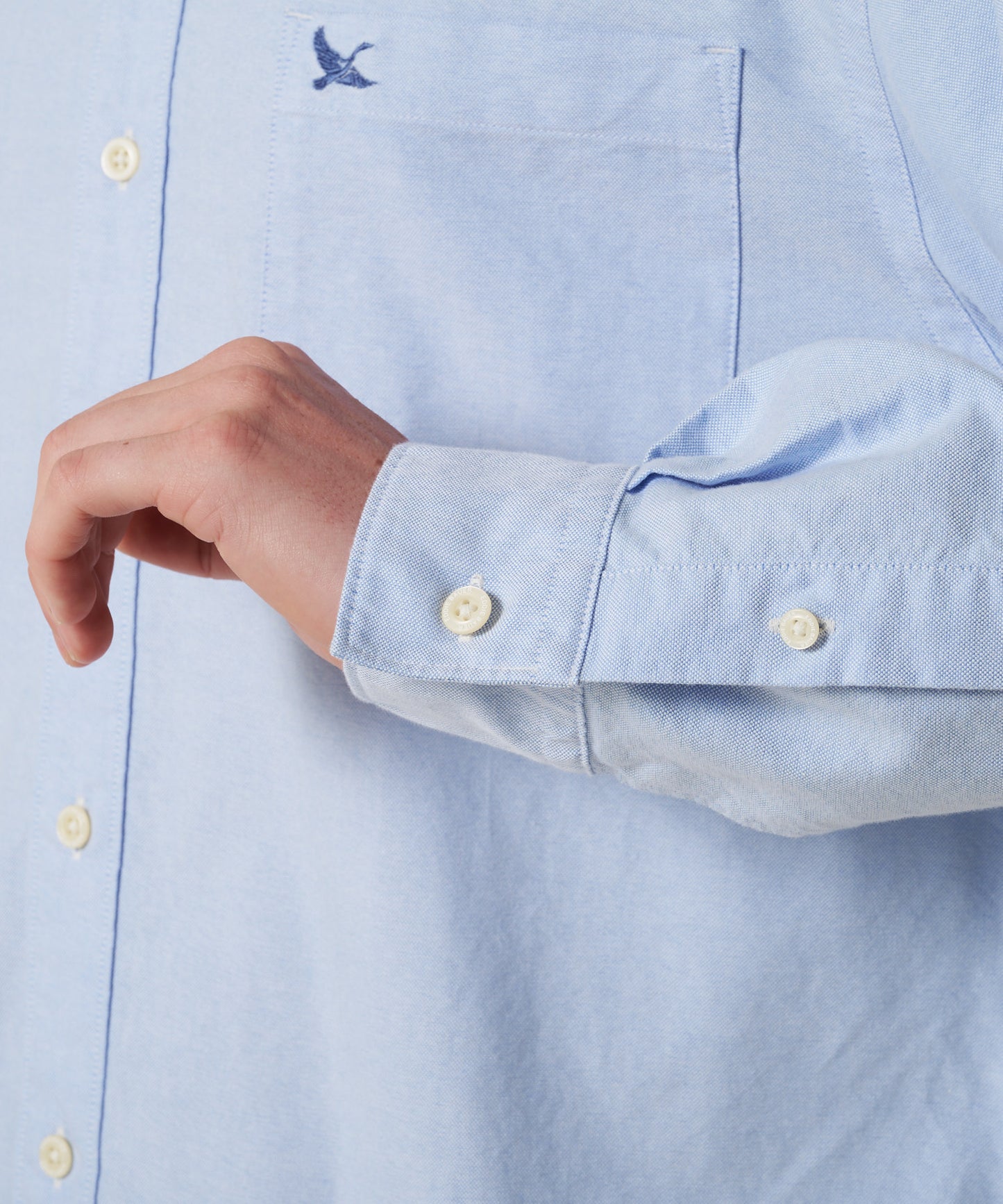 オックスフォード 刺繡 ボタンダウンシャツ/OXFORD EMB BD SHIRTS