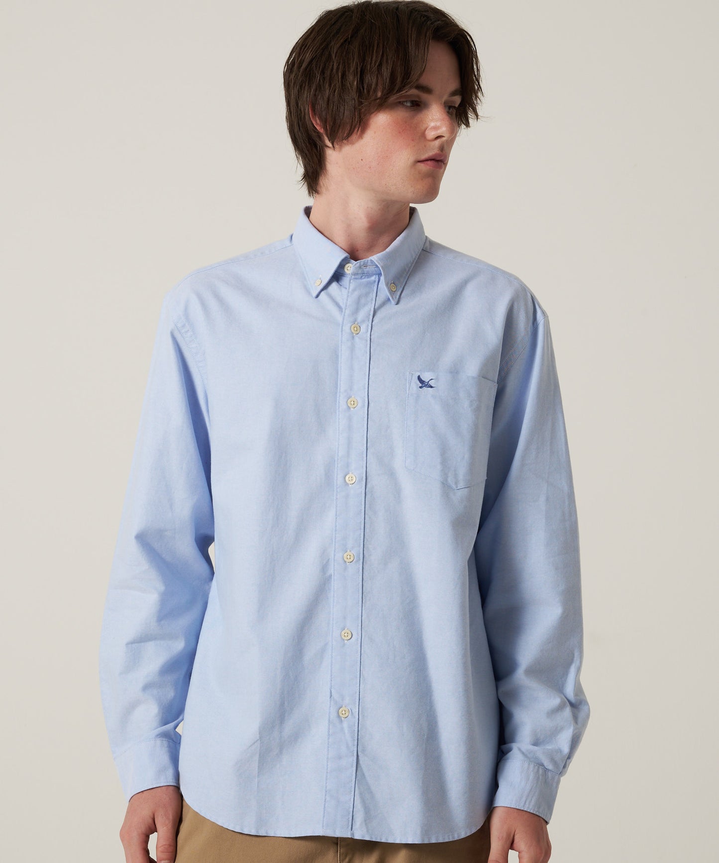 オックスフォード 刺繡 ボタンダウンシャツ/OXFORD EMB BD SHIRTS