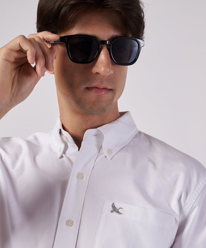オックスフォード 刺繡 ボタンダウンシャツ/OXFORD EMB BD SHIRTS
