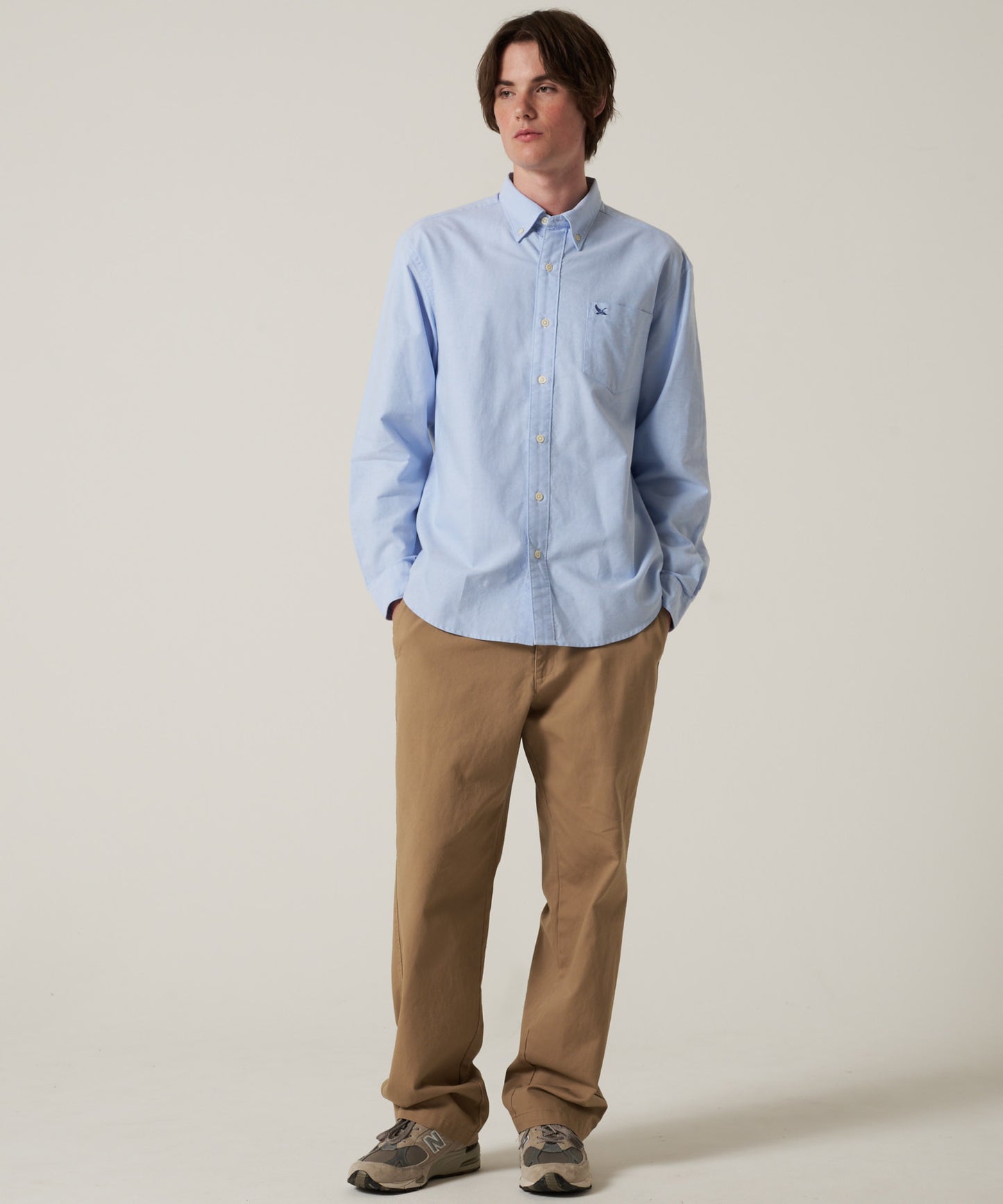 オックスフォード 刺繡 ボタンダウンシャツ/OXFORD EMB BD SHIRTS