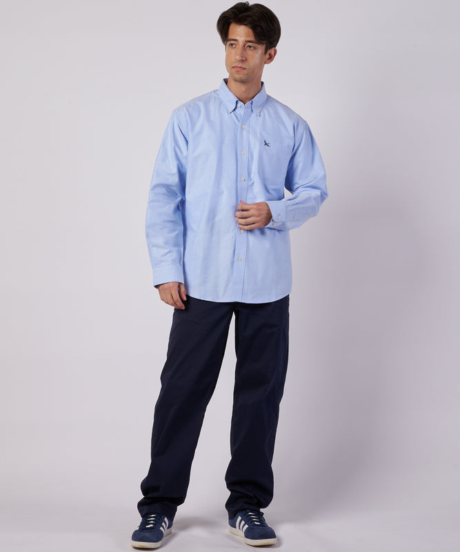 オックスフォード 刺繡 ボタンダウンシャツ/OXFORD EMB BD SHIRTS