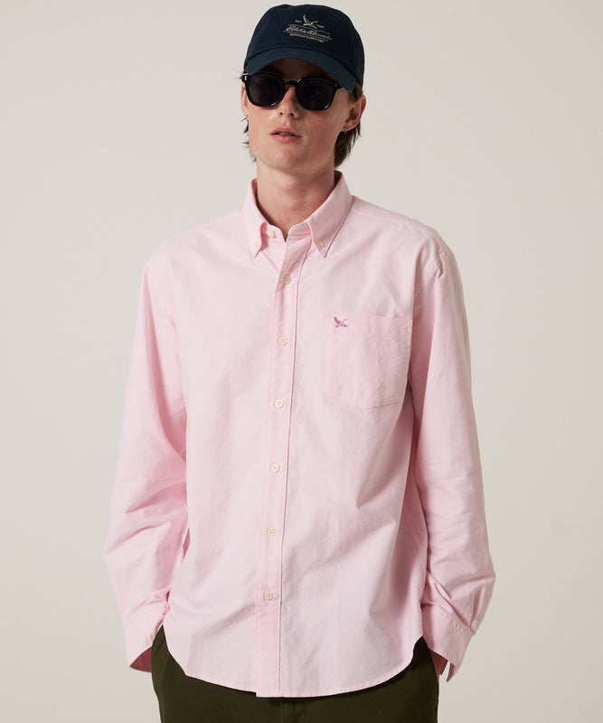 オックスフォード 刺繡 ボタンダウンシャツ/OXFORD EMB BD SHIRTS