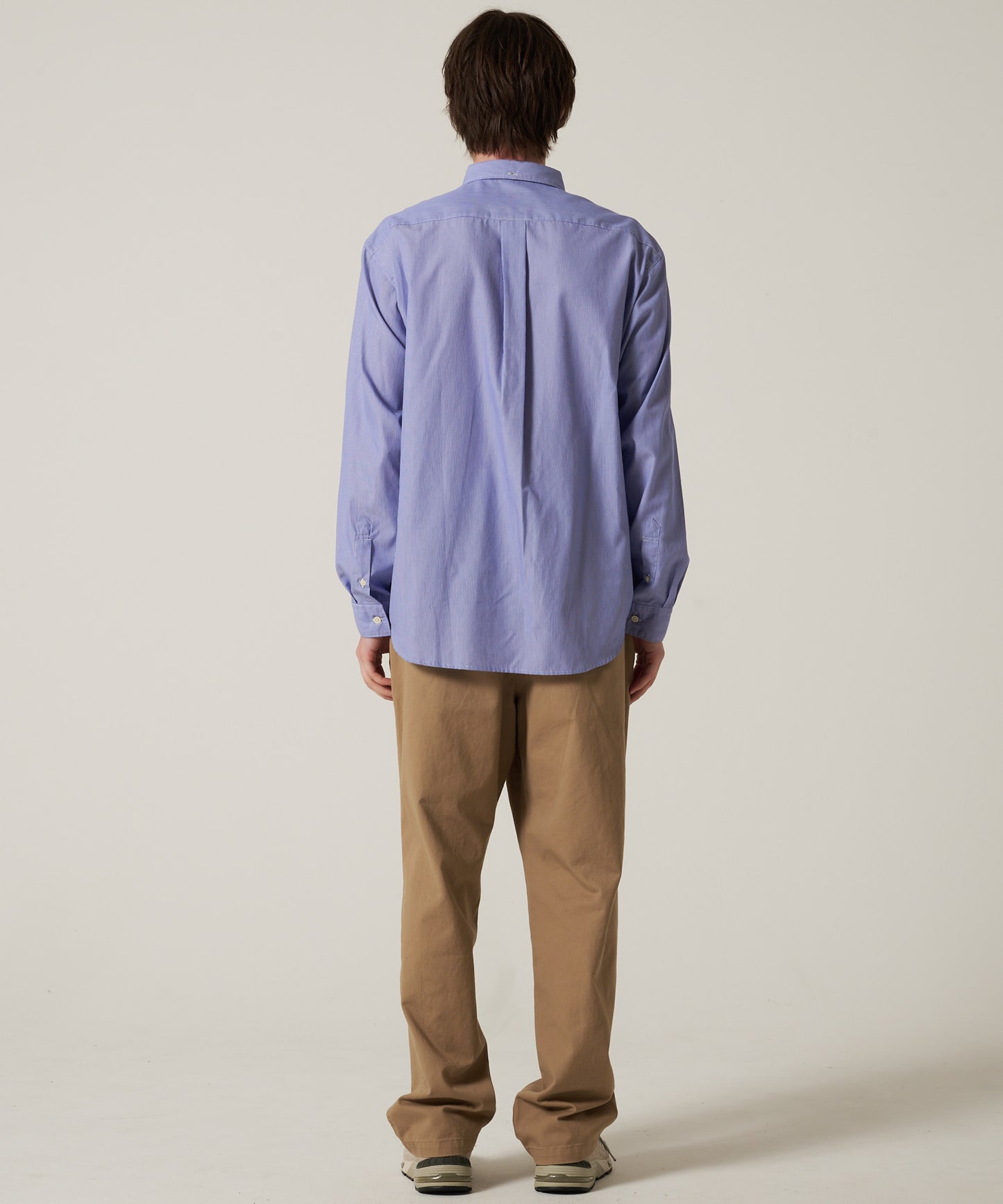 ブロード ストライプ 刺繡シャツ/BROAD STRIPE EMB SHIRTS