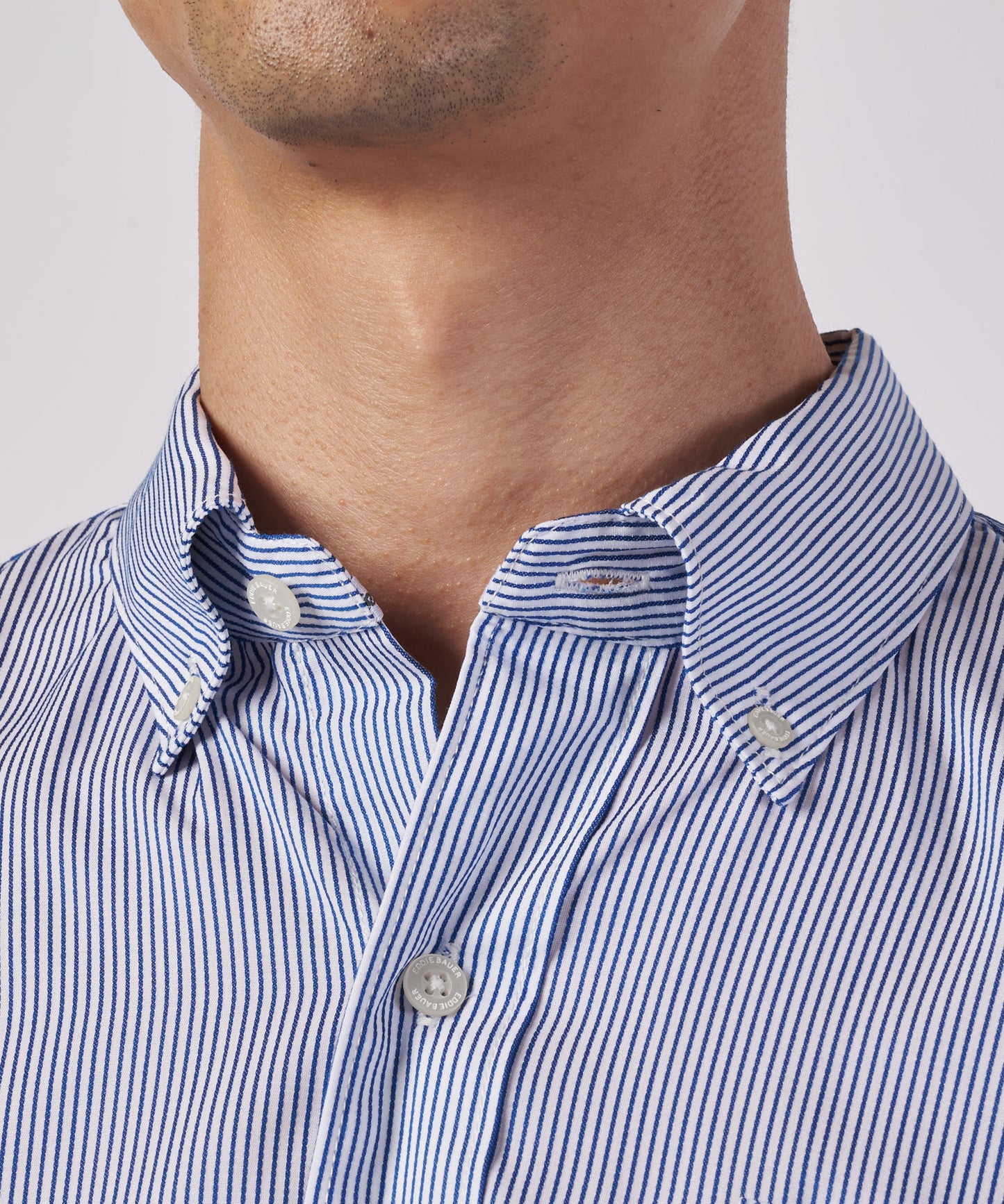 ブロード ストライプ 刺繡シャツ/BROAD STRIPE EMB SHIRTS