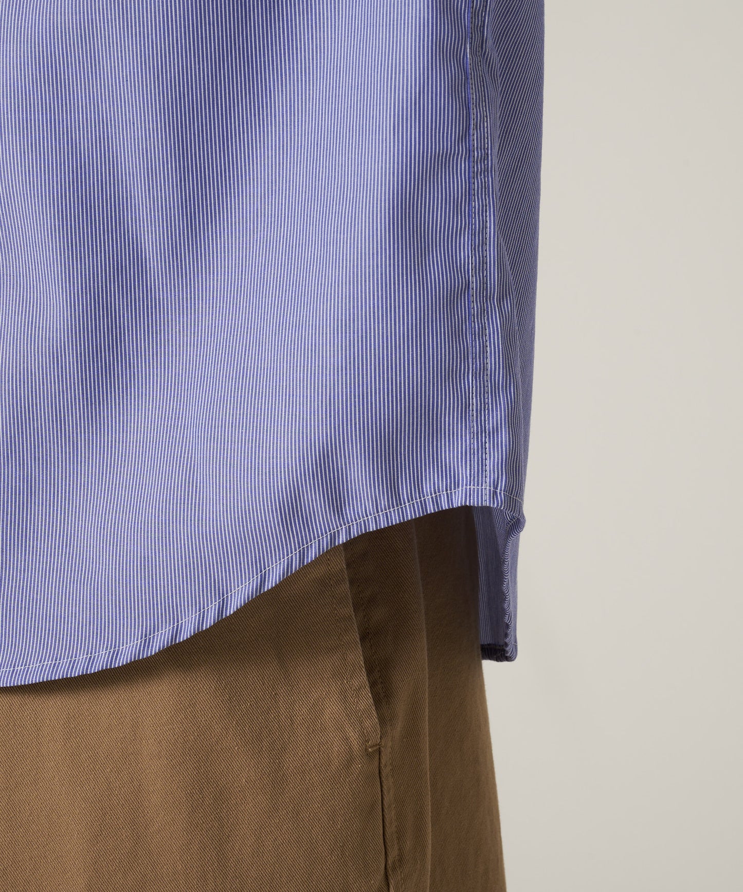ブロード ストライプ 刺繡シャツ/BROAD STRIPE EMB SHIRTS