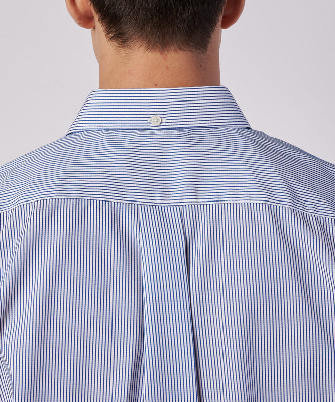 ブロード ストライプ 刺繡シャツ/BROAD STRIPE EMB SHIRTS