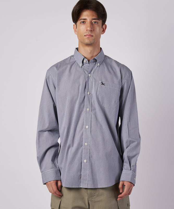 ブロード チェック 刺繡シャツ/BROAD CHECK EMB SHIRT