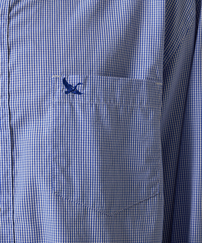 ブロード チェック 刺繡シャツ/BROAD CHECK EMB SHIRT