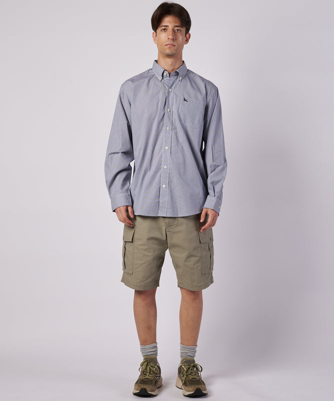 ブロード チェック 刺繡シャツ/BROAD CHECK EMB SHIRT