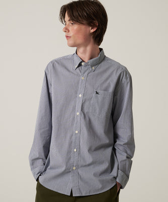 ブロード チェック 刺繡シャツ/BROAD CHECK EMB SHIRT