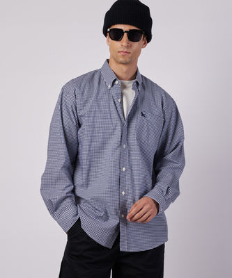 ブロード チェック 刺繡シャツ/BROAD CHECK EMB SHIRT