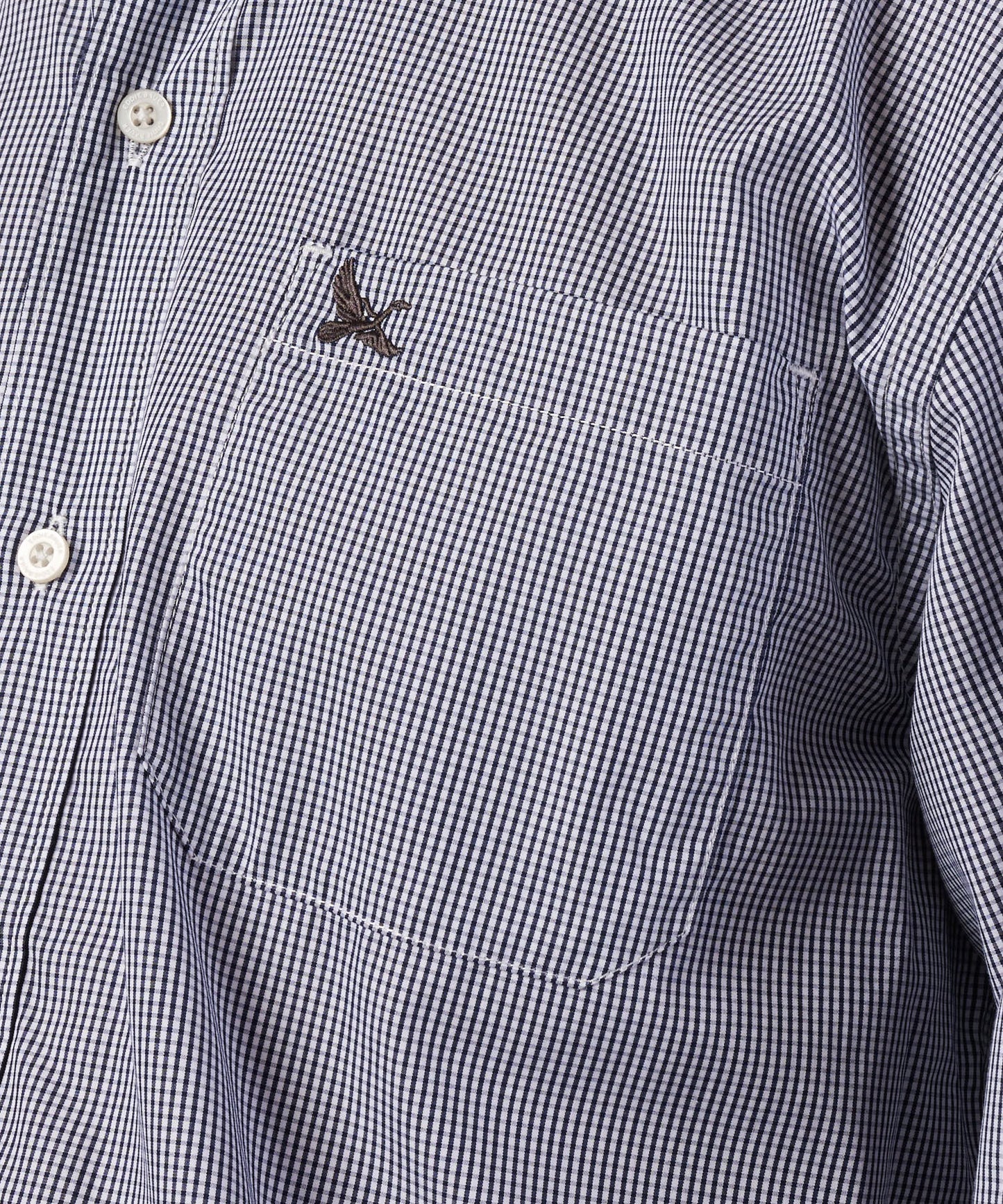 ブロード チェック 刺繡シャツ/BROAD CHECK EMB SHIRT
