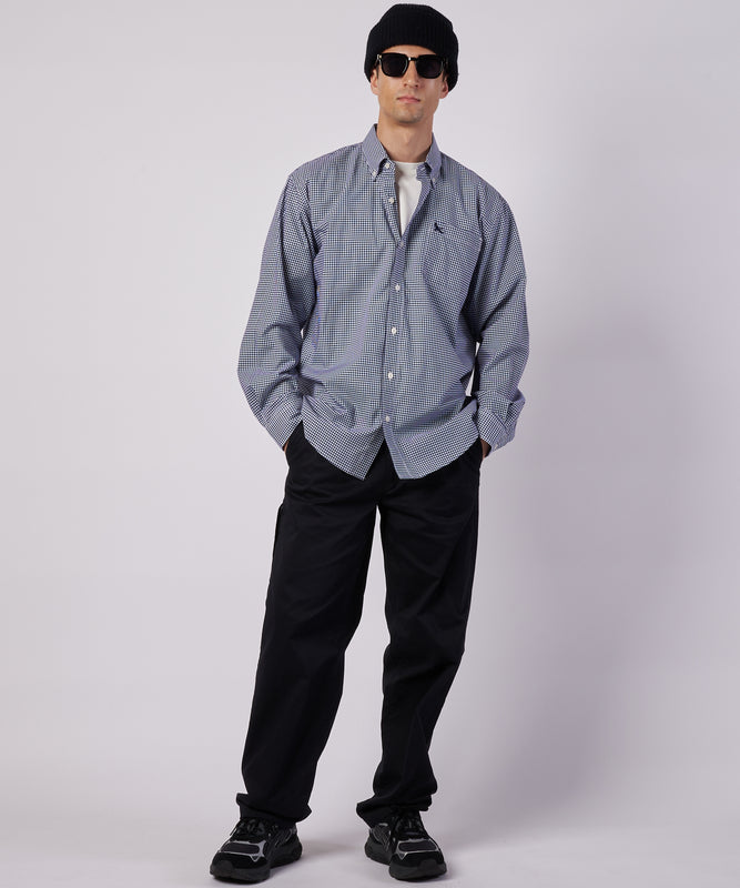 ブロード チェック 刺繡シャツ/BROAD CHECK EMB SHIRT