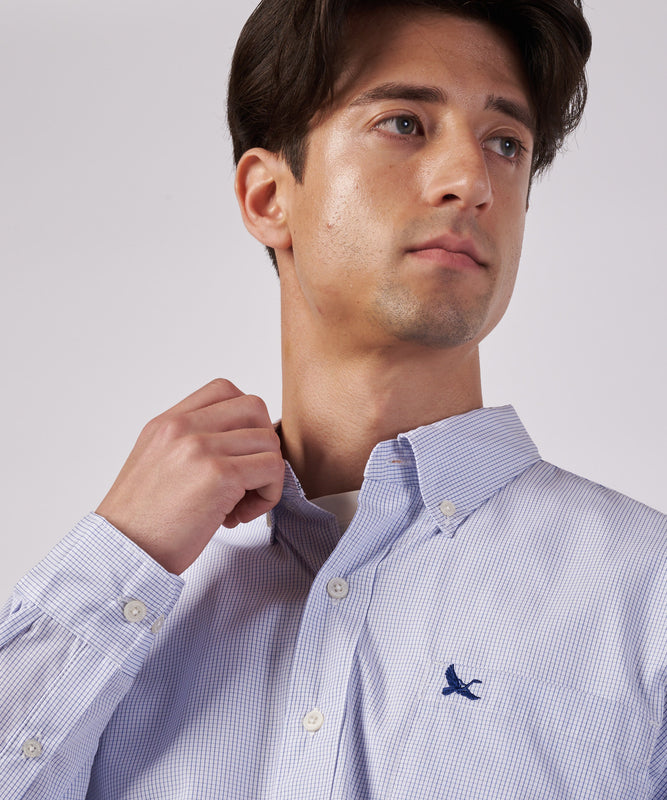 ブロード チェック 刺繡シャツ/BROAD CHECK EMB SHIRT