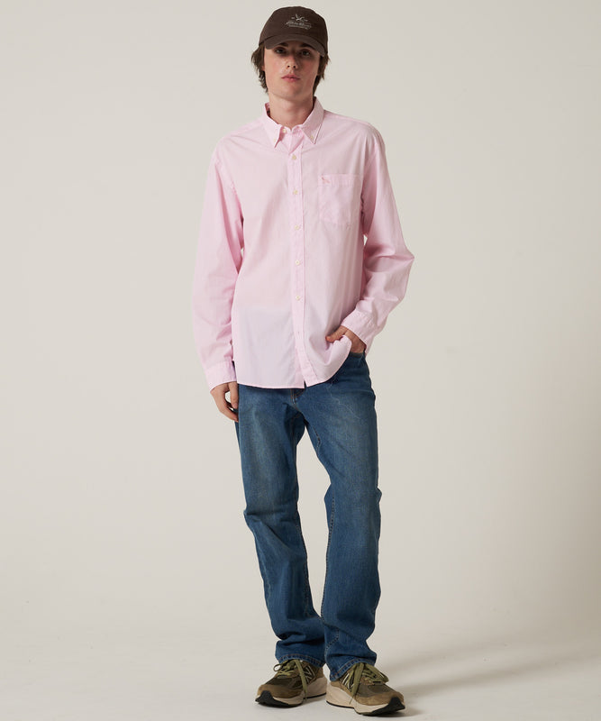 ブロード チェック 刺繡シャツ/BROAD CHECK EMB SHIRT