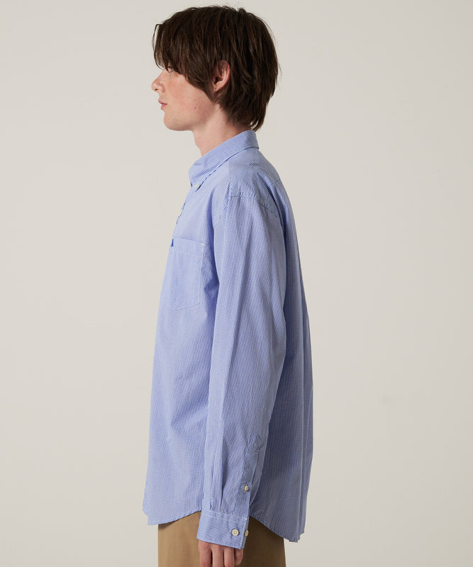ブロード チェック 刺繡シャツ/BROAD CHECK EMB SHIRT