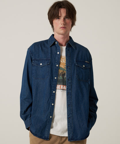 アドベンチャー 4シーズン 長袖デニムシャツ/LS ADVENTURER 4S DENIM SHIRT