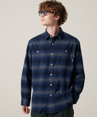 スノーキャット フランネルチェック 長袖シャツ/LS SNOWCAT FLANNEL CHECK SHIRT