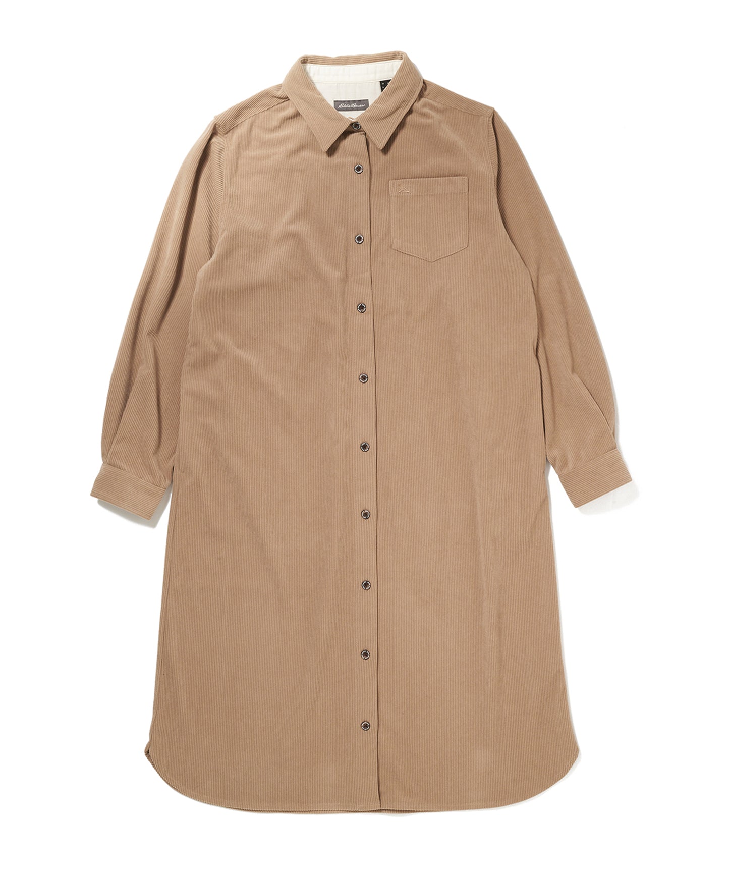 【2BUY対象】コーデュロイ シャツワンピース /CORDUROY SHIRT DRESS