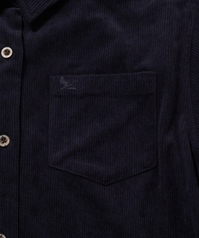 【2BUY対象】コーデュロイ シャツワンピース /CORDUROY SHIRT DRESS