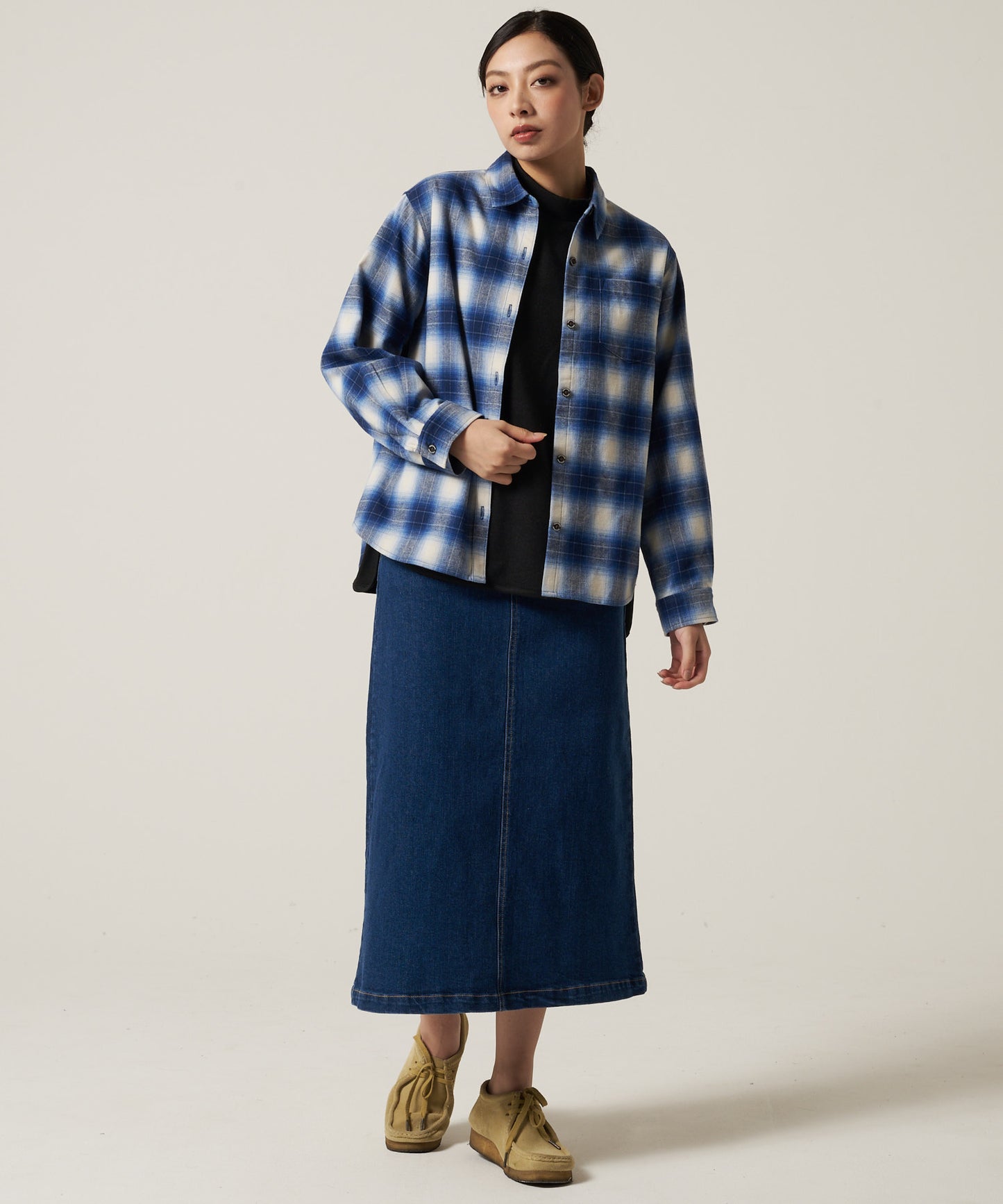 フィールド フレックス フランネルチェックシャツ/FIELD FLEX FLANNEL CHECK SHIRT